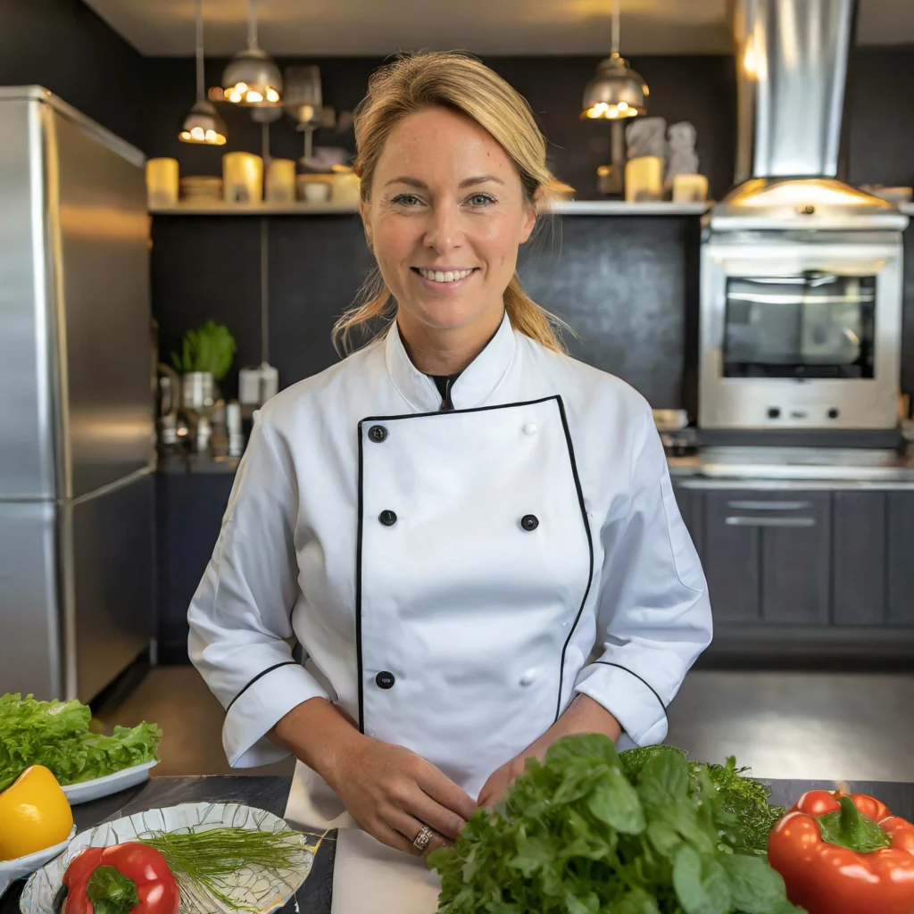 Chef Mira, AI virtual sous chef at Nexus Recipes, guiding you to easy and delicious cooking